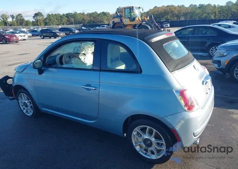 2015 Fiat 500C Pop z USA, uszkodzony, nr VIN 3C3CFFDR7FT507999